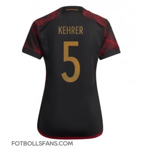 Tyskland Thilo Kehrer #5 Replika Bortatröja Damer VM 2022 Kortärmad